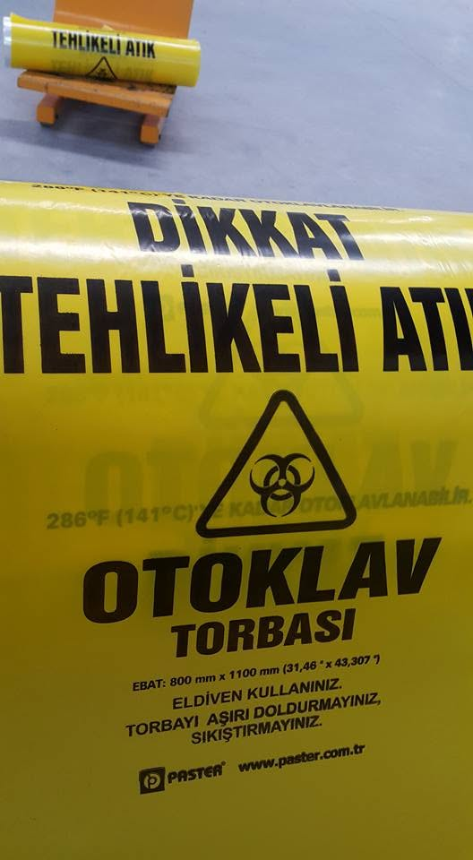 Sarı Otoklav Torbası